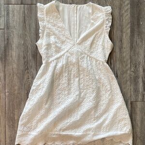 White Eyelet Dress